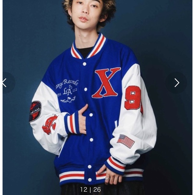 XLARGE(エクストララージ)のXLARGEエクストララージ OG VARSITY JACKETウールスタジャン メンズのジャケット/アウター(スタジャン)の商品写真