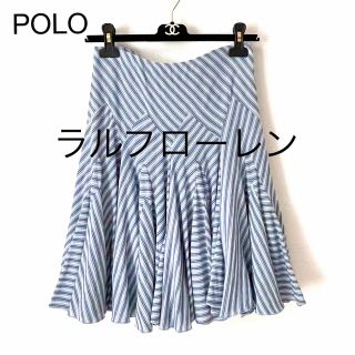 ポロラルフローレン(POLO RALPH LAUREN)のPOLO ラルフローレン　たっぷりフレアスカート　(ひざ丈スカート)