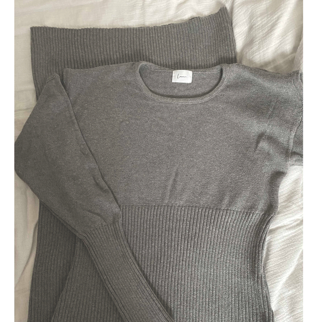 louren shoulder cut knit onepiece