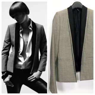 ディオールオム(DIOR HOMME)の07ss ディオールオム　スペンサージャケット　38 Diorエディ　レディース(テーラードジャケット)