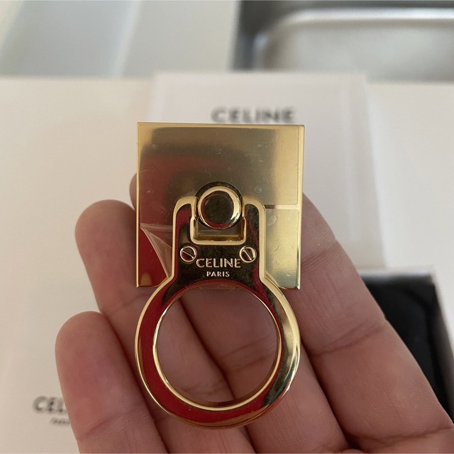 ヴィンテージ復刻 セリーヌ CELINE モバイルリング スマホ