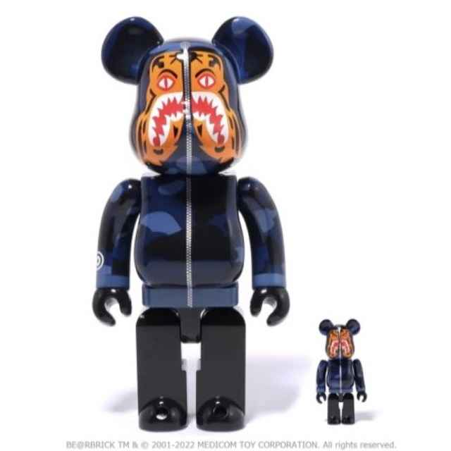 MEDICOM TOY - BE@RBRICK BAPE CAMO TIGER 400% 100%3色セットの通販