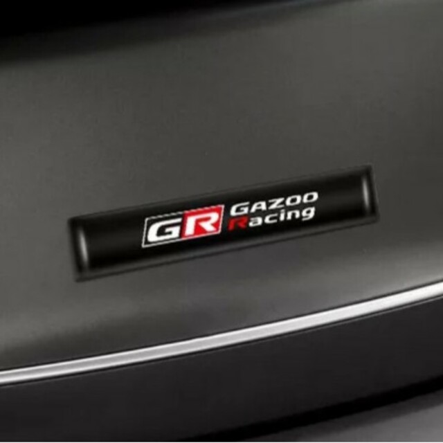 トヨタ(トヨタ)の匿名配送【5個】 GR GAZOORacing ガズーレーシング エンブレム 自動車/バイクのバイク(ステッカー)の商品写真