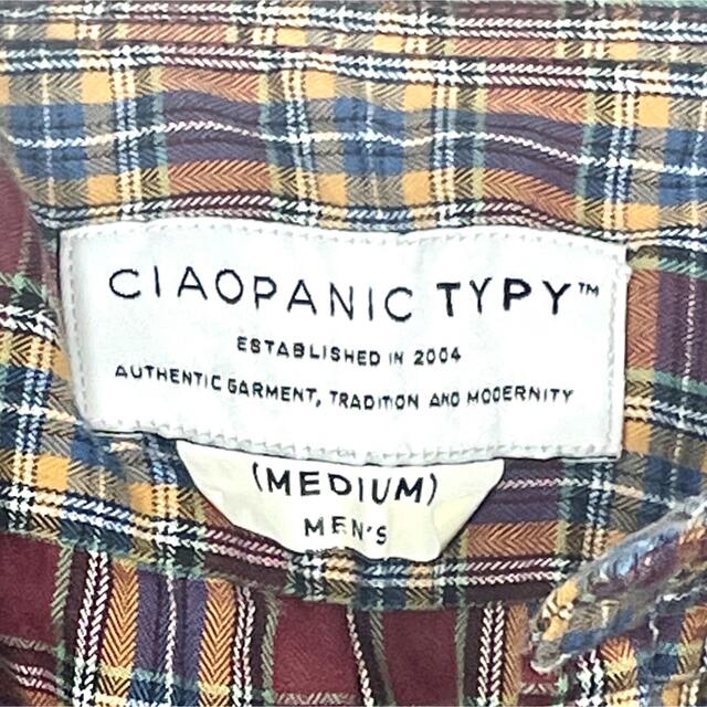 CIAOPANIC TYPY(チャオパニックティピー)の015 チャオパニック ティピー メンズ ボタンダウンシャツ チェック M  メンズのトップス(シャツ)の商品写真