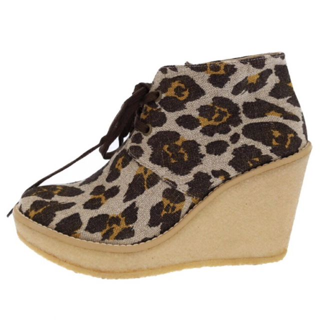 STELLA McCARTNEY【美品】レオパード柄 ウェッジソール シューズ