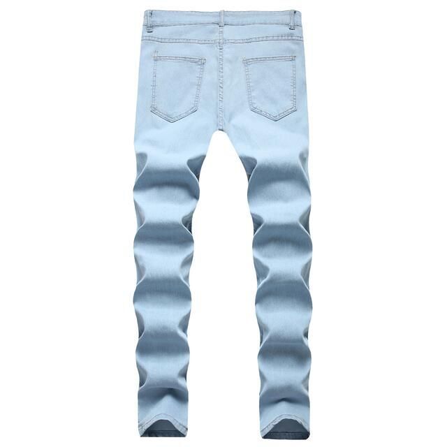 デニム　ジーンズ スキニー パンツ  ライトブルー　0 メンズのパンツ(デニム/ジーンズ)の商品写真