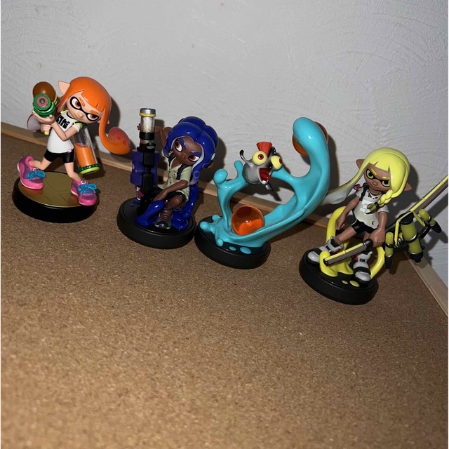 任天堂(ニンテンドウ)のスプラトゥーン3amiiboトリプルセット　ガールオレンジ4点セット エンタメ/ホビーのフィギュア(ゲームキャラクター)の商品写真