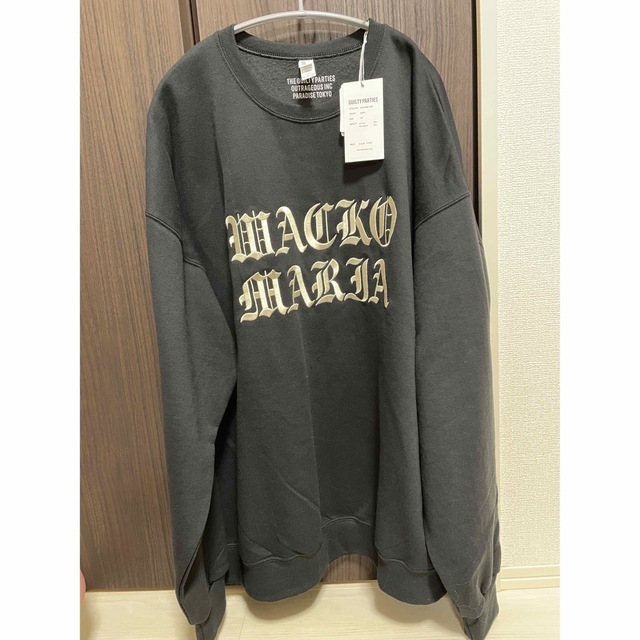 WACKO MARIA(ワコマリア)のWACKO MARIA/SWEAT SHIRT（BLACK）XXL メンズのトップス(スウェット)の商品写真