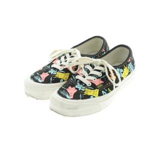 ヴァンズ(VANS)のVANS バンズ スニーカー 23cm 黒x黄xピンク系等(総柄) 【古着】【中古】(スニーカー)