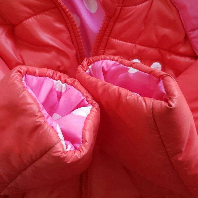 mikihouse(ミキハウス)のミキハウスダウンコート　90cm キッズ/ベビー/マタニティのキッズ服女の子用(90cm~)(ジャケット/上着)の商品写真