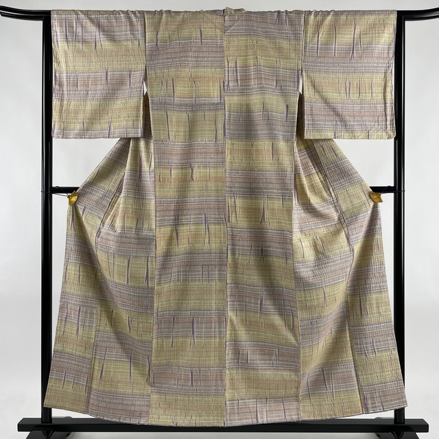 小紋 美品 名品 身丈156.5cm 裄丈65.5cm 正絹 【中古】 - pbcovid.org