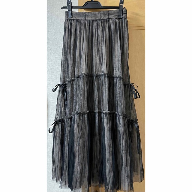 Herlipto / Double Bow Tiered Tulle Skirt