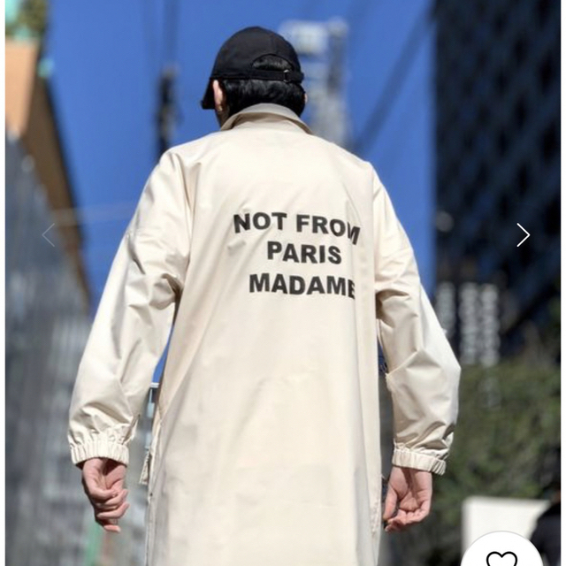 DROLE DE MONSIEUR - NFPM Collared Rain Coat レインコートの DROLE DE MONSIEUR - NFPM Collared Rain Coat レインコートの
