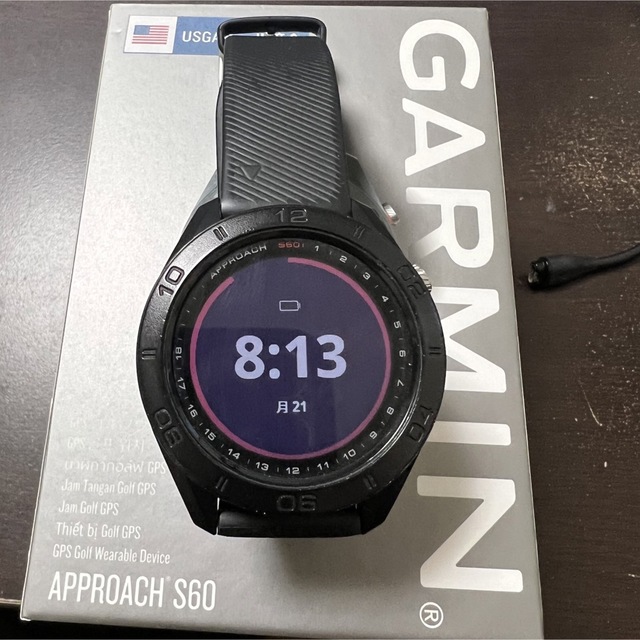 GARMIN(ガーミン)のGARMIN Approach S60 アプローチS60 ゴルフナビ ブラック スポーツ/アウトドアのゴルフ(その他)の商品写真