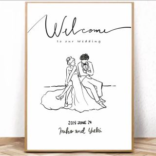 ウェルカムボード　結婚式　前撮り(ウェルカムボード)