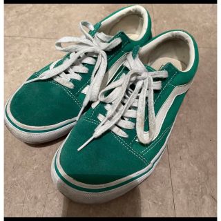 ビームス(BEAMS)の良品★VANS グリーンスニーカー(スニーカー)