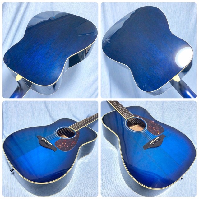 牛骨】YAMAHA☆ヤマハ!FG720S青!アコギ!【弾き易く調整☆新品の弦