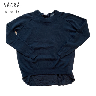 サクラ(SACRA)のSACRA ニット　サイズ38(ニット/セーター)