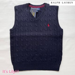 ラルフローレン(Ralph Lauren)の100ｃｍ　新作　ラルフローレン ベスト　定番　 入園　発表会 塾　紺(Tシャツ/カットソー)