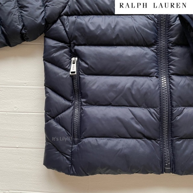 Ralph Lauren(ラルフローレン)の4t110cm 紺　撥水加工　パッカブルジャケット　ラルフローレン キッズ/ベビー/マタニティのキッズ服男の子用(90cm~)(ジャケット/上着)の商品写真