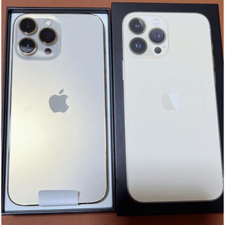 アイフォーン(iPhone)の極美品 iPhone 13 ProMax ゴールド128G SIMフリー(スマートフォン本体)