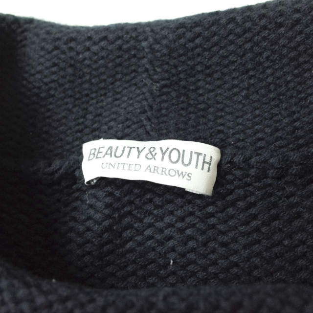 BEAUTY&YOUTH UNITED ARROWS(ビューティアンドユースユナイテッドアローズ)のBEAUTY&YOUTH UNITED ARROWS ビューティーアンドユース ユナイテッドアローズ 21AW 3G ロールモックコットンニット 1213-199-3848 L NAVY セーター プルオーバー トップス【中古】【BEAUTY&YOUTH UNITED ARROWS】 メンズのトップス(ニット/セーター)の商品写真