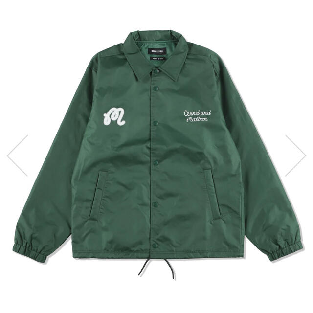 MALBON GOLF X WDS COACH JACKET / GREEN S-