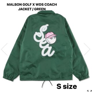 ウィンダンシー(WIND AND SEA)のMALBON GOLF X WDS COACH JACKET / GREEN S(ウエア)