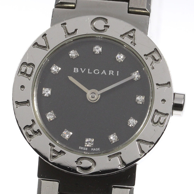 超歓迎された BVLGARI - レディース_711130 クォーツ BB23SS 12Pダイヤ