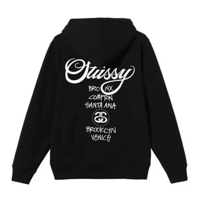 STUSSY(ステューシー)のSTUSSY WORLD TOUR ZIP HOOD ジップパーカー  メンズのトップス(パーカー)の商品写真