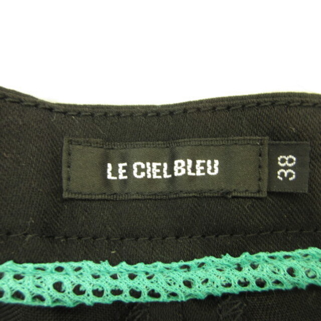 LE CIEL BLEU(ルシェルブルー)のルシェルブルー LE CIEL BLEU ハーフパンツ 黒 38 *T54 レディースのパンツ(その他)の商品写真