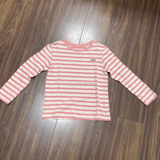 ノースフェイス　長袖シャツ キッズ/ベビー/マタニティのキッズ服女の子用(90cm~)(Tシャツ/カットソー)の商品写真