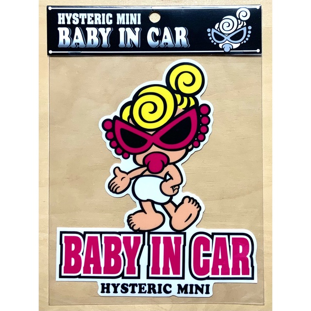 HYSTERIC MINI - ヒスミニ☆正規品☆新品☆BABY IN CAR☆外貼り☆カー用品☆ピンクの通販 by HYSTERIC