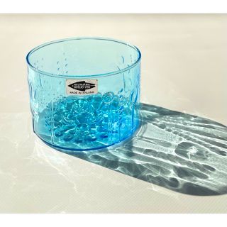 イッタラ(iittala)のオイバ・トイッカ Nuutajarvi フローラ ボウル ブルー(置物)