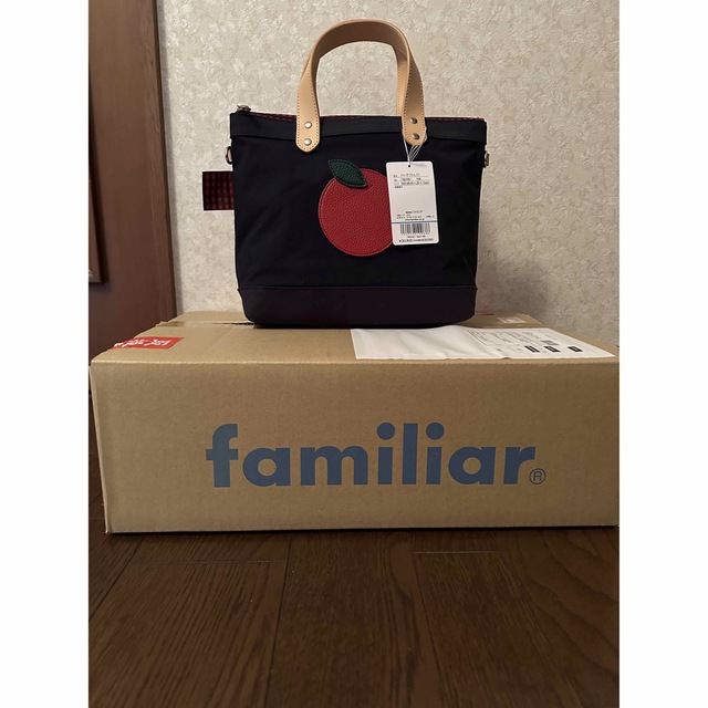 ajew×familiarバッグ エジュー ファミリア りんご 入荷予定商品