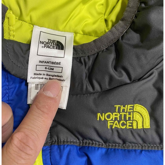 THE NORTH FACE(ザノースフェイス)のノースフェイス ダウン ジャケット キッズ/ベビー/マタニティのベビー服(~85cm)(ジャケット/コート)の商品写真