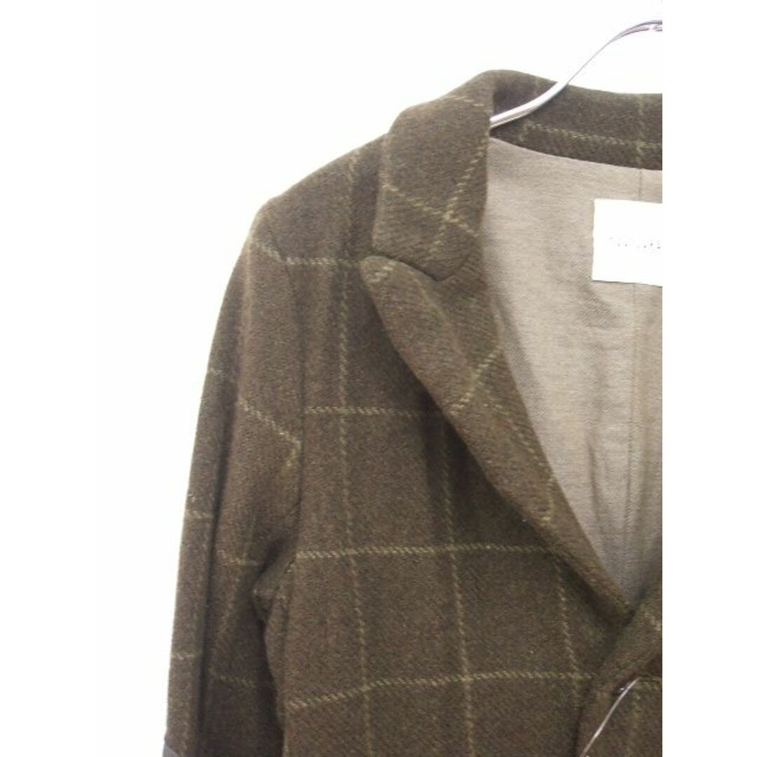 TOUJOURS トゥジュー wool check jacket SIZE1