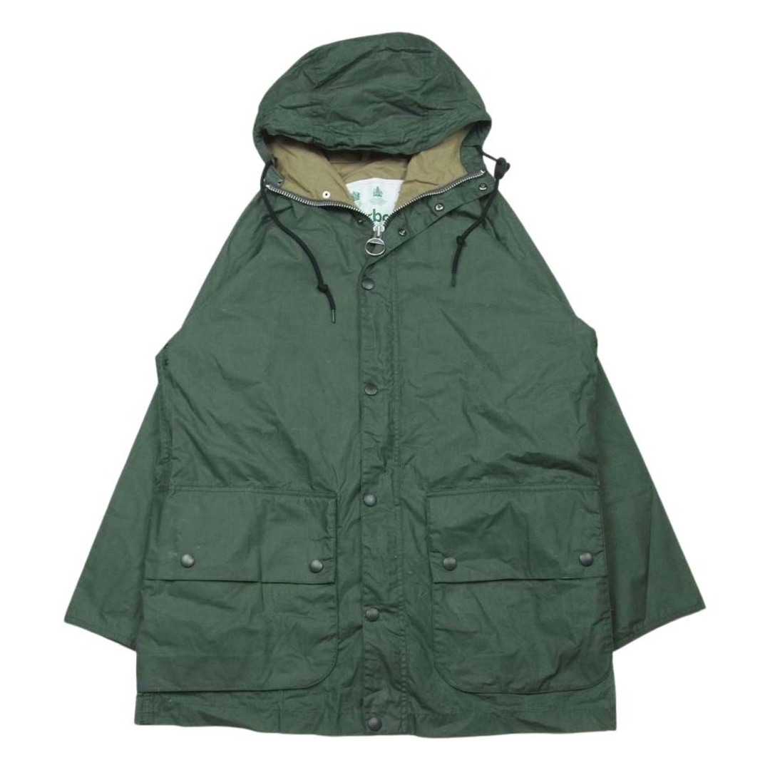 約64cm裄丈Barbour バブアー NWX1673GN31 HIKING COAT 3ワラント オイルド ハイキング コート モルドバ製 カーキ系 36