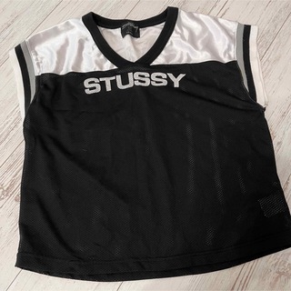 ステューシー(STUSSY)のSTUSSY🛹メッシュトップス　Sサイズ(カットソー(半袖/袖なし))