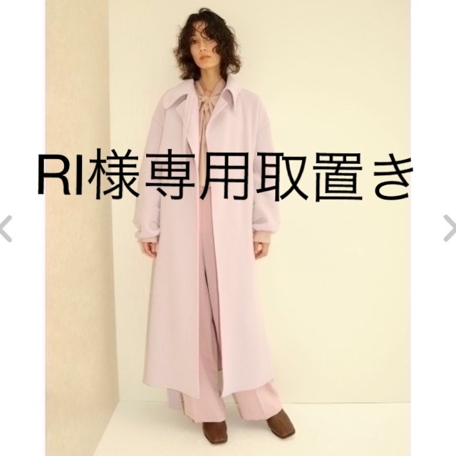 フレイアイディー今季ウールカシミアトレンチリバーコート 最上の品質
