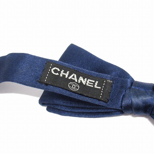 CHANEL(シャネル)のシャネル CHANEL シルク 蝶ネクタイ リボン スーツアクセサリー◇11 メンズのファッション小物(ネクタイ)の商品写真