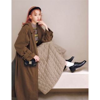 ファーファー(fur fur)のFURFUR ロングステンカラーコート(ロングコート)