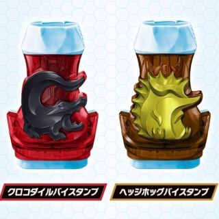 【2個セット】 DXクロコダイルバイスタンプ ヘッジホッグバイスタンプ(キャラクターグッズ)