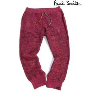 ポールスミス(Paul Smith)の【ポールスミス/Paul Smith】ニット風スウェットパンツLサイズ・レッド系(その他)