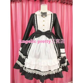 アンジェリックプリティー(Angelic Pretty)のangelic pretty British Stripe ワンピース(ひざ丈ワンピース)