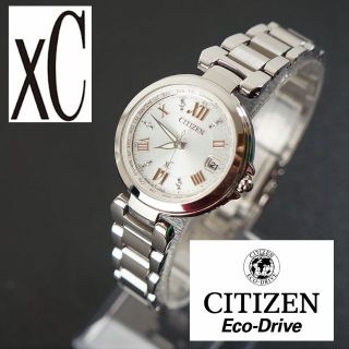 シチズン(CITIZEN)の【稼働極美品】シチズン　XC　ハッピーフライト　　電波ソーラー(腕時計)