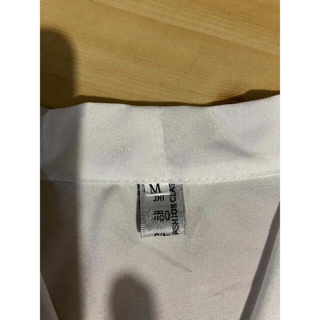 ブラウス 白シャツ Mサイズ メンズのトップス(シャツ)の商品写真