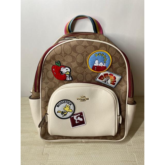 COACH) 型番 :C4115 スヌーピーコラボ商品 リュック バックパック