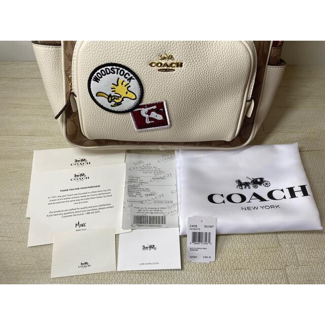 大特価❗️コーチCOACH×スヌーピーリュック バックパック