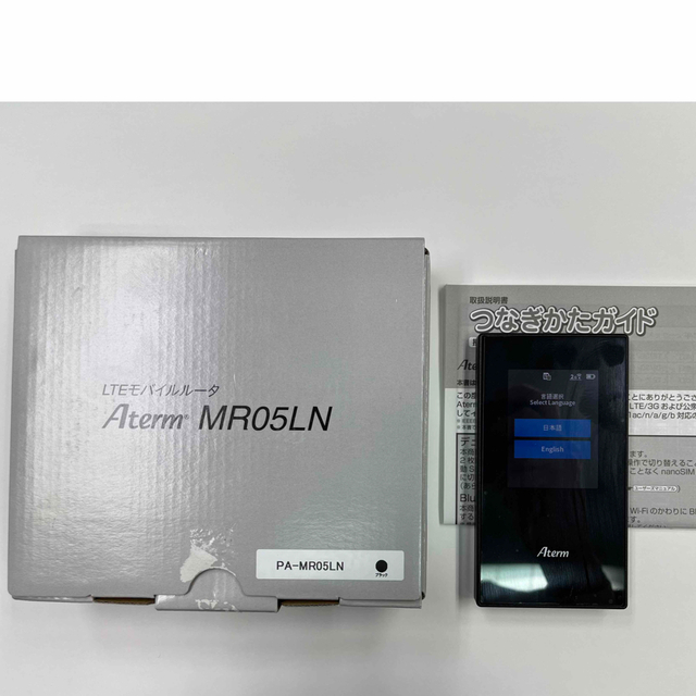 NEC(エヌイーシー)のAterm MR05LN  LTEモバイルルーター スマホ/家電/カメラのPC/タブレット(PC周辺機器)の商品写真